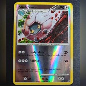 Shelgon Pokemon Card - Stormfront - 50/100 Uncommon Reverse Holo
